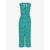 Linked Smudge graphic-print woven jumpsuit