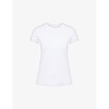 Alosoft short-sleeved stretch-woven T-shirt