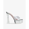 Dalida platform PVC heeled sandals