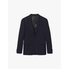 Slim-fit wool-blend blazer