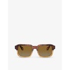 AR8194U rectangle-frame acetate sunglasses