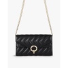 Yza quilted leather clutch bag