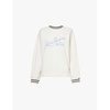 Heritage branded-print cotton-jersey sweatshirt