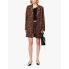 Reformation x Laura Harrier Eleonore leopard pattern stretch-woven jacket