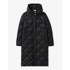 Hooded padded shell coat