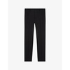 Slim-fit straight-leg wool suit trousers