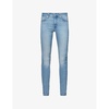 721 contrast-stitch tapered high-rise stretch-denim jeans