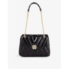 Mila quilted-pattern leather shoulder bag