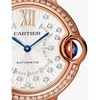 CRWJBB0084 Ballon Bleu de Cartier rose-gold, 0.79ct diamond, 0.36ct sapphire and leather automatic watch