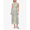 Nellie floral-print woven midi dress