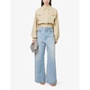 High-rise wide-leg jeans