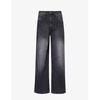 Colossus Baggy faded-wash relaxed-fit wide-leg jeans