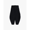 Balloon tapered-leg woven-wool trousers