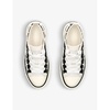 Court Stars star-patch canvas and leather low-top trainers