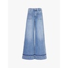 Marina wide-leg mid-rise jeans