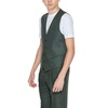 Green Linen Vest