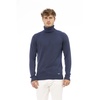 Baldinini Trend Blue Modal Sweater