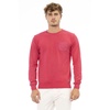 Baldinini Trend Red Cotton Sweater