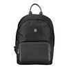 Chic Black Designer Backpack with Logo Detail