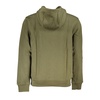 Long Sleeve Hooded Fleece Sweatshirt with Central Pocket and Embroidery