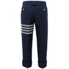 Thom Browne Elevate Your Style with Sleek Acrylic Blue Pants