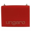 Ungaro Red Leather Di Calfskin Crossbody Bag