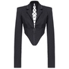 Black Viscose Suits & Blazer