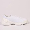 Ultra-Chic Bolt Sneakers in Crisp White