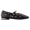 aj1342 ballerinas -  pulla - leather - black