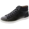 malcom mens leather sport high-top sneakers