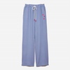 happy stripe sweatpant in glacier blue