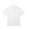 men classic flame short sleeve cotton polo shirt white