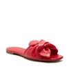 the halie bow sandal in red