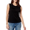 hillhurst sleeveless top in black