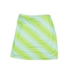 ruched miniskirt - green/blue