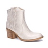 time to shine boots in natural metallic