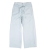 dust blue cargo straight fit pants