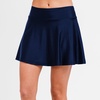 women's high waisted flowy swim skirt with shorts