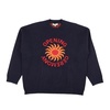 sun logo collegiate sweater - navy