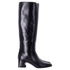 55mm miri knee boots in black leather