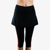 women's short sport skirt with attached 17" leggings