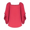 frances 3/4 sleeve top in beetroot