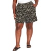 plus alisha womens knit printed casual shorts