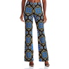 womens aztec print casual wide leg pants