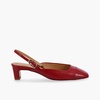 lindy bliss red leather pumps