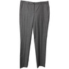 tailored pants in grey wool