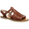 gloria womens leather woven huarache sandals