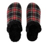 women's comfee slippers in plaidly black