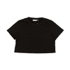 black blank oc cropped short sleeve t-shirt