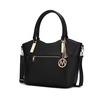 janise solid tote handbag